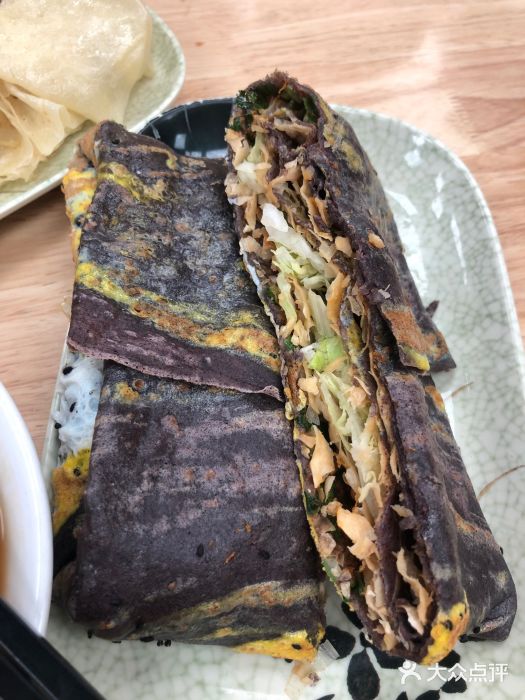 筋饼豆腐脑一绝煎饼图片