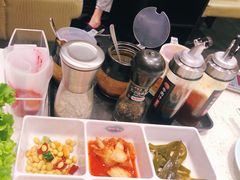 生菜及烤肉酱料-韩时烤肉(丰科万达广场店)