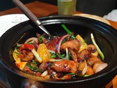 黑椒菠萝啫猪颈肉-旺爷砂锅·茶作(国贸店)