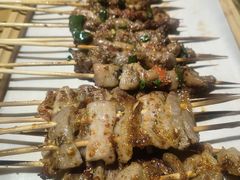 -山野的朋友露营炭火烤肉