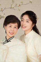 -时光纪亲子全家福照相馆(静安店母女写真父母纪念照)