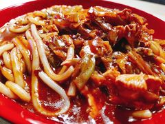 酱香鸡肉炒米粉-辣风芹酱香米粉(新疆炒米粉软件园店)