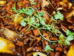 受气牛肉微辣锅小锅-受气牛肉·耙牛肉火锅(水晶郦城店)