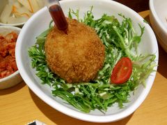 酥炸猪肉裹温泉蛋-胜博殿日式炸猪排(西红门店)