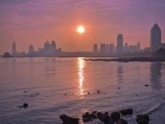 -栈桥海水浴场
