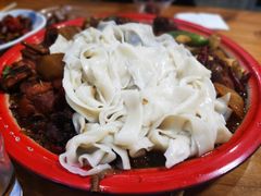 手工裤带面-舜玉老孙家鲜炒大盘鸡(土屋路店)