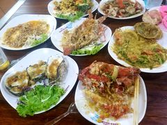 -班赞海鲜市场胖阿姨加工点