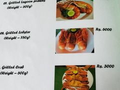 菜单-Green Lobster Waskaduwa Seafood Restaurant