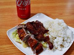 叉烧拼烧鸭饭-粤华烧腊(胥口店)