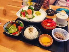 烤青花鱼定食-王鼎精致料理铁板烧(世博源店)