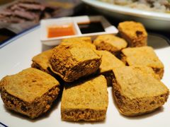 干炸臭豆腐-丁记盐蘸牛肉·新杭菜(河东路店)