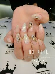 优雅唯美范儿十足  价格:380元-U3美甲
