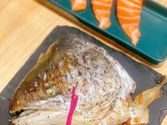 盐烧三文鱼头-喜寿司(金狮广场店)