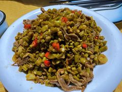 酸豆角鸡胗-回家湘菜馆(浮山后店)