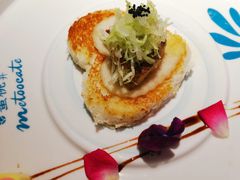 法式香煎鹅肝(客)-蜜桃花开·中西融合菜E&W(南长街店)