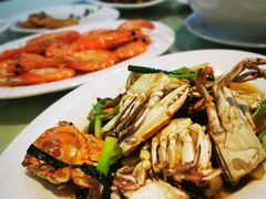 蒜蓉炒蟹-海上驿站渔家菜馆