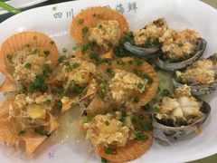 蒜蓉粉丝蒸扇贝-四川小胡子海鲜(丁村万人海鲜广场店)