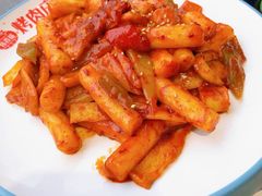 年糕炒鱼饼-韩香福烤肉庄园(文化西路店)