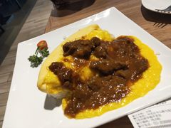 流金闪耀咖喱牛肉蛋包饭-必胜客(新中纬店)