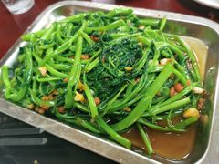 豆瓣酱炒空心菜-真好吃牛杂(白沙店)