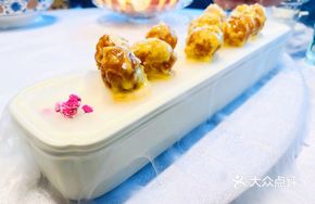 Sea Urchin Sauce Baked Shrimp Balls