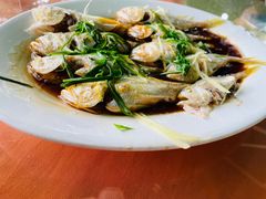 蒸狮头鱼-淇沙湾渔村餐厅