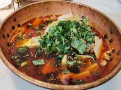 牛油锅底-成都你六姐·牛肉冒菜·麻辣香锅(长泰广场店)