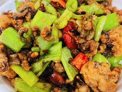 干煸鱿鱼-满口香饭店