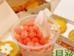 桃桃汽水味圣代双旋花筒-肯德基(锦州万达店)