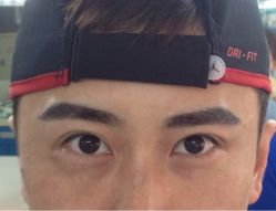 刚完帅哥飘眉-平萍纹绣韩式半永久定妆