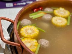 招牌牛腩骨汤锅-牛村来人潮汕牛肉火锅(西单店)