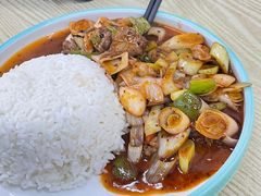 葱爆牛肉盖饭-中国兰州拉面(西湖文化广场店)