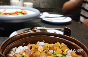 Preserved Meat and Potato Rice Casserole