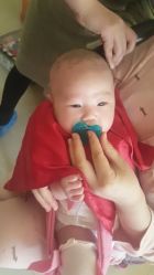 -慧婴轩婴儿理胎发胎毛笔胎毛画手足印(通州店)