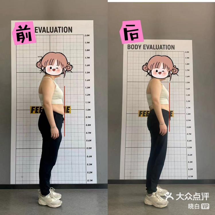 半个月腰围小了65厘米