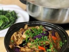 咸鱼茄子煲-三得正宗乌烈乳羊(环城东二路店)