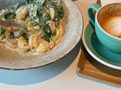 奶油培根蘑菇蛋黄意式细面-BAKER&SPICE(环贸店)