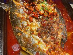 香辣拼蒜香味-匠子烤鱼(桫椤湾店)