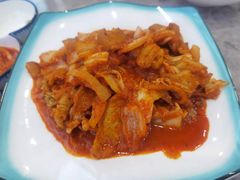 辣白菜炒五花肉-屋里家延边朝鲜族冷面(梅林3店)