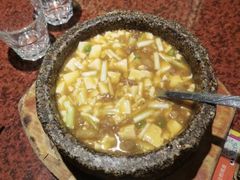 石锅鸡汤豆腐-绿茶餐厅(华联万柳店)