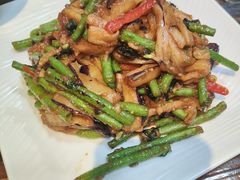 紫苏炒茄子豆角-凤厨顺德水乡凤味馆(大良锦龙路店)