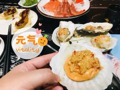 铁板蒜蓉海蛎子-松坂屋日料自助(长城路店)