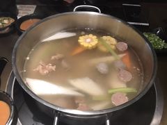 清汤锅-左庭右院鲜牛肉火锅(南通CBD大有境店)
