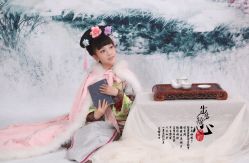 -后宫·古装汉服京剧儿童亲子全家福摄影