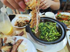 虾酱通菜-老字号蛇口德记烧腊饭店·海鲜加工