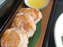 香煎月亮虾饼-丽晶轩中餐厅(重庆丽晶酒店)