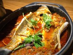 香辣鲈鱼。-炊烟小炒黄牛肉(东庆街店)