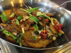 干锅土豆片-金家老三饭庄(常营店)