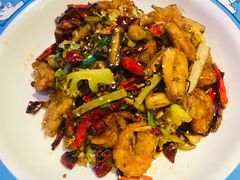 招牌香锅基围虾-鱼库·不仅是一家烤鱼店(车公庙店)