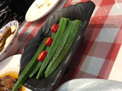 捞汁秋葵-南来顺饭庄·清真(南菜园店)